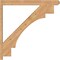 Ekena Millwork Merced Craftsman Smooth Outlooker, Western Red Cedar, 5 1/2"W x 44"D x 44"H OUT06X44X44MRC04SWR - alternate 3